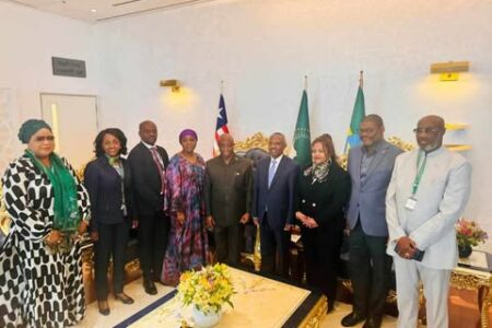 Boakai, Ethiopian Airlines CEO Discuss Strengthening Aviation Ties