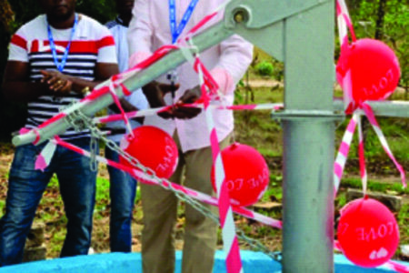 Gov’t Restores Safe Drinking Water To Bong Mines Hospital Vicinity