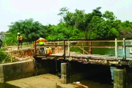 Construction Works Resume On GBU Bridge